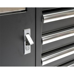 Verrijdbare werkbank – Gereedschapswagen 168 x 46 x 103 cm. met 220 V en USB
