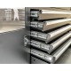 Verrijdbare werkbank – Gereedschapswagen 168 x 46 x 103 cm. met 220 V en USB