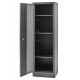 Werkbank set met hoge kast, gereedschapswand matzwart, 3 x hangkast en 11 laden - 264 x 46 x 200 cm werkplaatsinrichting