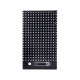 Werkbank set met hardhouten blad, gereedschapskast, gereedschapsbord matzwart - 5 laden - 136 x 46 x 94,5 / 199,5 cm