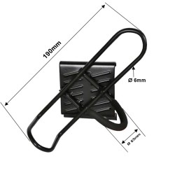 Spuitbushouder – flessenhouder – wandhouder voor spuitbussen en flessen 17 x 17 cm. Spuitbushouder – flessenhouder – wandhouder voor spuitbussen en flessen 17 x 17 cm.