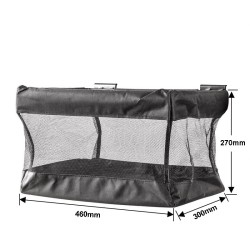 Opbergnet 46 x 30 x 27 cm voor railsysteem 0850 - tuingereedschap ophangen - opbergen - opbergsysteem Opbergnet 46 x 30 x 27 cm voor railsysteem 0850 - tuingereedschap ophangen - opbergen - opbergsysteem