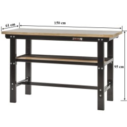 Werkbank 150 cm. online kopen. Webshop Powerplustools.nl