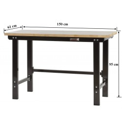 Professionele werkbank 150 cm. kopen ? Webshop Powerplustools.nl