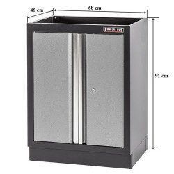 Werkplaatskast met 2 deuren 68 x 46 x 91 cm Werkplaatskast met 2 deuren 68 x 46 x 91 cm