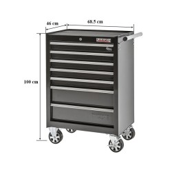 GEREEDSCHAPWAGEN SET 0676 ZWART 16 LADEN QUICK LOCK GEREEDSCHAPWAGEN SET 0676 ZWART 16 LADEN QUICK LOCK