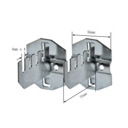 Set haken voor ophangen van ijzerzaag (4 ijzerzagen) Set haken voor ophangen van ijzerzaag (4 ijzerzagen)