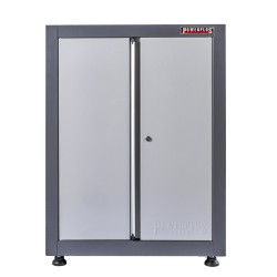 Werkplaatskast met 2 deuren – Elite Line – Afsluitbaar – 70 x 54 x 92 cm – Grijs – Powerplustools