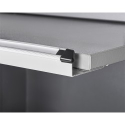 Wandkast grijs Elite Line - hangkast 70 x 44 x 28 cm - Powerplustools