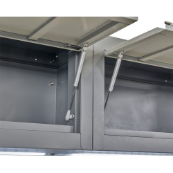 Wandkast grijs Elite Line - hangkast 70 x 44 x 28 cm - Powerplustools