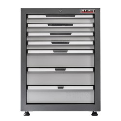 Werkplaatskast met 7 Lades – Elite Line – Afsluitbaar – 70 x 54 x 92 cm – Grijs – Powerplustools Werkplaatskast met 7 Lades – Elite Line – Afsluitbaar – 70 x 54 x 92 cm – Grijs – Powerplustools