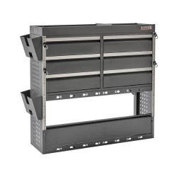 Documenthouder - metalen ordnervak 33 x 9 x 20 cm. voor bedrijfswagenkast 3001 en 3005