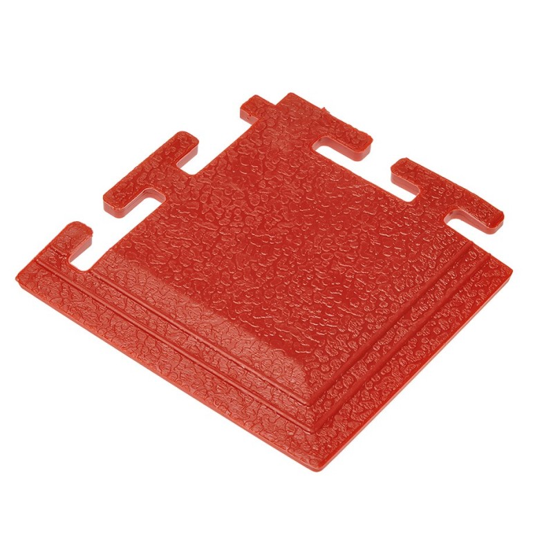 PVC hoekstuk rood 100 x 100 x 6 mm. voor Industriële kliktegels 1811 en 1812 PVC hoekstuk rood 100 x 100 x 6 mm. voor Industriële kliktegels 1811 en 1812