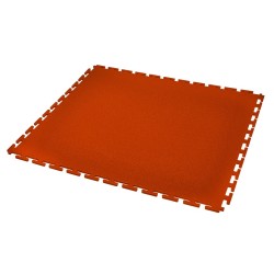 PVC kliktegel rood 500 x 500 x 6 mm. Vloertegel voor industrieel gebruik - hamerslag anti slip profiel