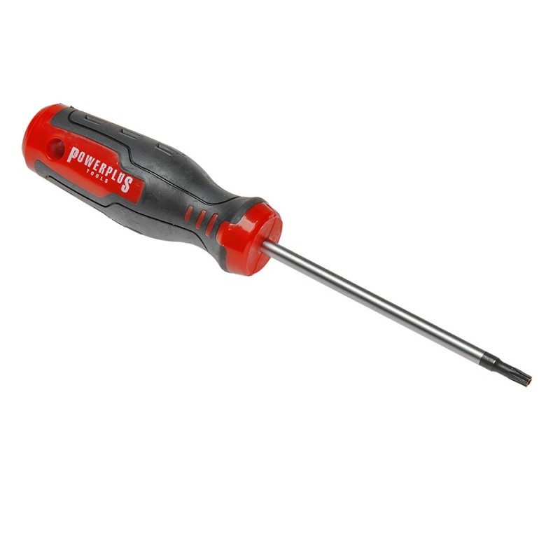 Schroevendraaier – Torx T20 x 100 van S2 gereedschapsstaal en met kunststof handvat Schroevendraaier – Torx T20 x 100 van S2 gereedschapsstaal en met kunststof handvat