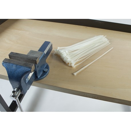 100 TIE RIPS 7,2 x 350 MM. WIT
