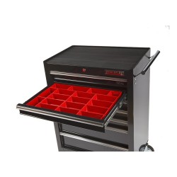 Kunststof bak 150 x 75 x 45 mm voor gereedschapswagen Kunststof bak 150 x 75 x 45 mm voor gereedschapswagen