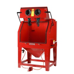 Straalcabine 990 Liter met afzuiging Straalcabine 990 Liter met afzuiging