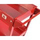Werkplaatstrolley rood 79 x 38 x 79 cm