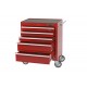 GEREEDSCHAPSWAGEN 0704A ROOD 5 LADEN MET QUICK LOCK