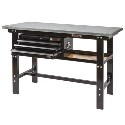 Werkbank zwart 150 cm online kopen. Webshop Powerplustools.nl Werkbank zwart 150 cm online kopen. Webshop Powerplustools.nl