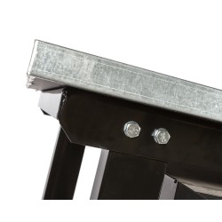 Werkbank met metalen blad online kopen. Webshop Powerplustools.nl