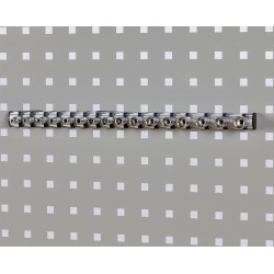 Magnetische houder voor 16 doppen / doppenrail voor 1/4" doppen / doppenhouder Magnetische houder voor 16 doppen / doppenrail voor 1/4" doppen / doppenhouder