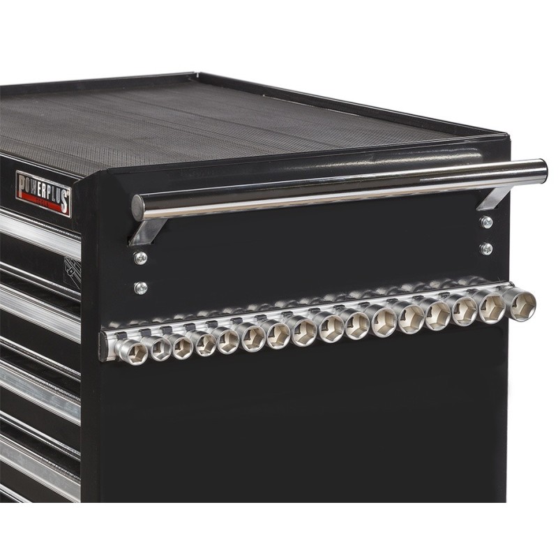 Magnetische houder voor 16 doppen / doppenrail voor 3/8" doppen / doppenhouder Magnetische houder voor 16 doppen / doppenrail voor 3/8" doppen / doppenhouder