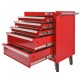 Gereedschapswagen rood 5 laden met quick lock