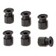 Set van 6 stuks rubberen spuitmond voor handstraler PP-T 0144 - basic