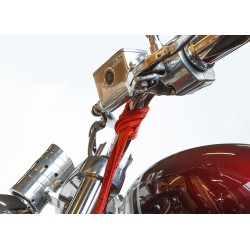 Set van 10 stuks spanbanden 60 cm met dubbele lus / sjorband zonder ijzeren haken