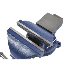 Bankschroef 200 mm. draaibare uitvoering met aambeeld Bankschroef 200 mm. draaibare uitvoering met aambeeld