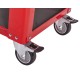 Gereedschapstrolley 85 x 46 x 91 cm - werkplaats trolley - werkplaatskar rood