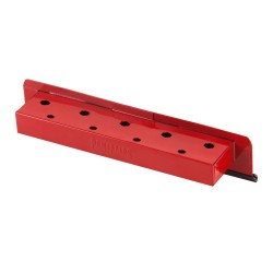Gereedschapsbord rood 100 x 61 cm inclusief magnetische haken en houders - Gereedschapbord.