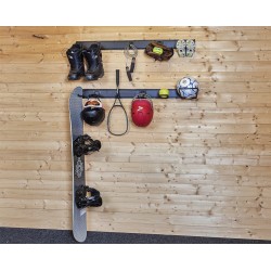 Dubbele wandhaak voor tuingereedschap kopen. Webshop Powerplustools.nl Dubbele wandhaak voor tuingereedschap kopen. Webshop Powerplustools.nl