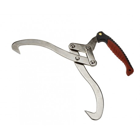 Handpaktang - houthaak van gehard staal - 43 cm lang - boomstam haak - dragen - optillen - max. stamdiameter 20 cm