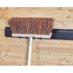 4-puntige wandhaak - 13 x 21 x 9 cm. tuingereedschap ophangen - opbergen - opbergsysteem - ophangsysteem  aan de muur.