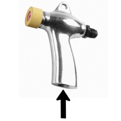 Messing aansluitnippel 3/8" voor het aansluiten van de straalmiddel toevoerslang op straalpistool PP-TP 0014