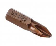 PH2 x 25 mm Phillips krachtbits - 40 stuks gehard gereedschapsstaal in kunststof box - bitset - Phillips bitjes