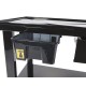 Demontagetafel, revisie- / montagetafel verrijdbaar 120 x 64 x 87 cm met olie opvangbak 