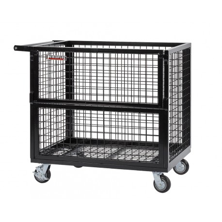 Professionele magazijnwagen 112 x 72 x 100 cm met een capaciteit van 350 kg