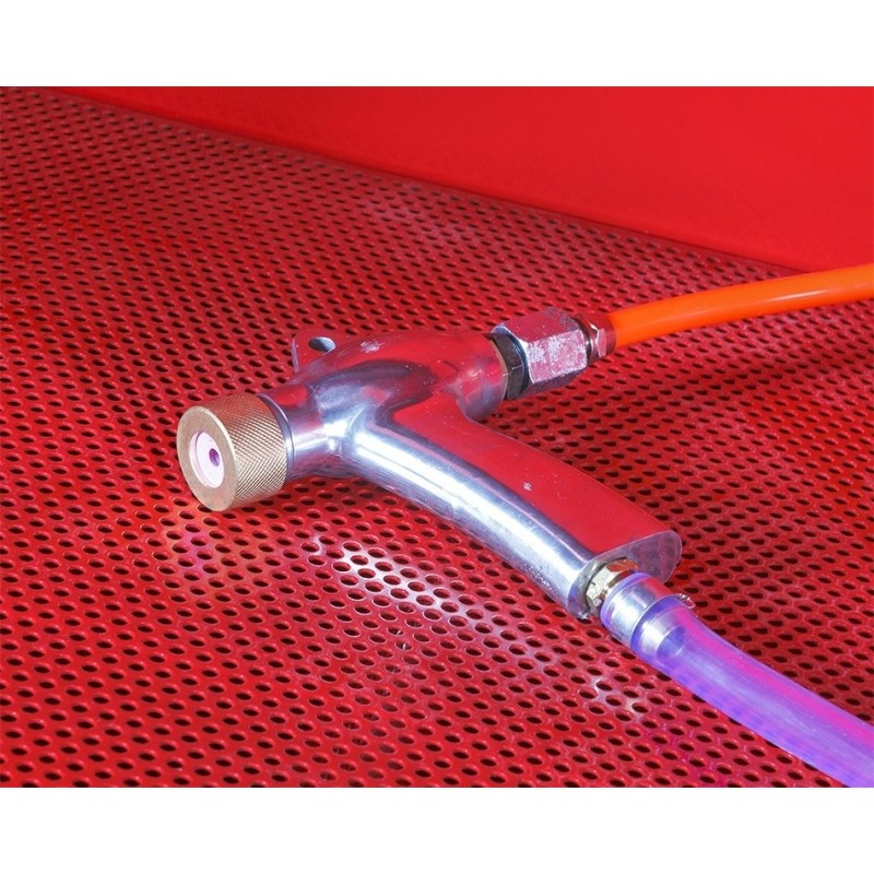 Straalmiddel aanzuigslang voor straalcabine met voetbediening Straalmiddel aanzuigslang voor straalcabine met voetbediening