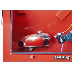 Straalmiddel aanzuigslang voor straalcabine met voetbediening Straalmiddel aanzuigslang voor straalcabine met voetbediening