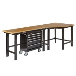 Werkbank met gereedschapswagen online kopen. Webshop Powerplustools.nl