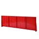 Gereedschapsbord rood 200 x 61 cm