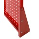 Gereedschapsbord rood 200 x 61 cm 