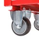 Professionele gereedschapstrolley 98 x 50 x 87 cm rood - Cap. 200 kg - werkplaats trolley - werkplaatskar