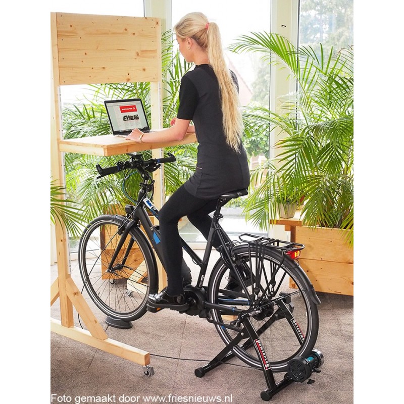 Door Impressionisme Elasticiteit Magnetische fietstrainer voor binnen - indoor fietstrainer voor racefiets  en mountainbike - Powerplustools
