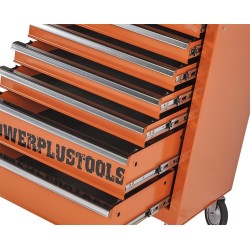 Gereedschapswagen oranje 7 laden leeg met quick lock Gereedschapswagen oranje 7 laden leeg met quick lock