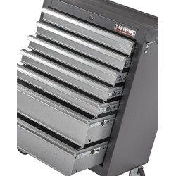 Gereedschapswagen grijs/antraciet 7 laden leeg met quick lock Gereedschapswagen grijs/antraciet 7 laden leeg met quick lock